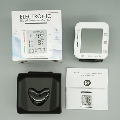 LCD Screen Electronic Fully Automatic Blood Pressure Monitor Lightweight ODM