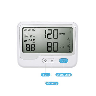 AC1.5V Home Medical Blood Pressure Monitors ABS LCD