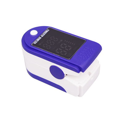 Blue IP22 Digital Finger Oximeter Blood Oxygen Testing Equipment