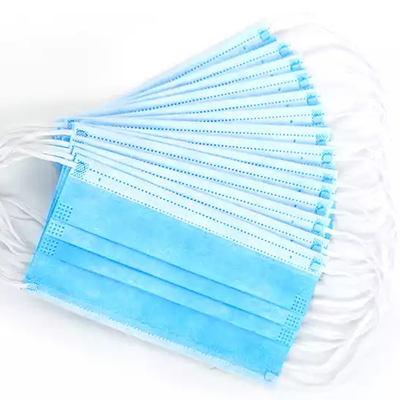 ISO14644 Custom Earloop Disposable Medical Face Masks 50pcs