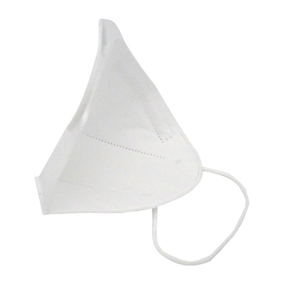 NIOSH White Disposable N95 Surgical Mask With Ear Loop 17.5x9.5cm