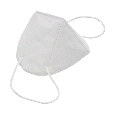 NIOSH White Disposable N95 Surgical Mask With Ear Loop 17.5x9.5cm