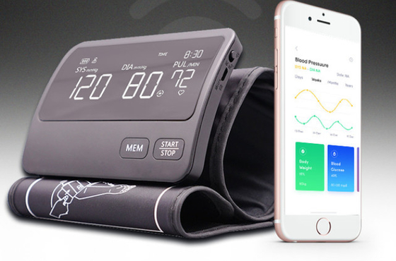 IP21 Home Medical Blood Pressure Monitors For Large Arms 6VDC 0-300mmHg