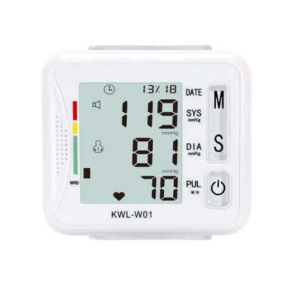 Home Hospital Daily Checks LCD Digital Display Wrist Blood Pressure Monitor