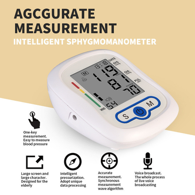 Daily Checks Home Hospital One Key Measurement Blood Pressure Monitor Arm Type