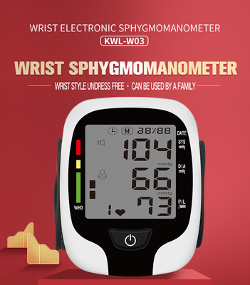 Wrist Electronic Home Blood Pressure Device 2X99 Sets With Large Screen Display