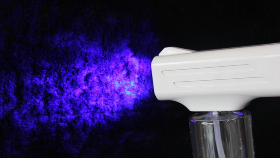 White Disinfection Spray Gun Clean Air With Removable Battery Indicator Light