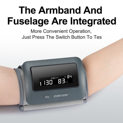 Light Portable Arm Blood Pressure Monitor One Button Measurement