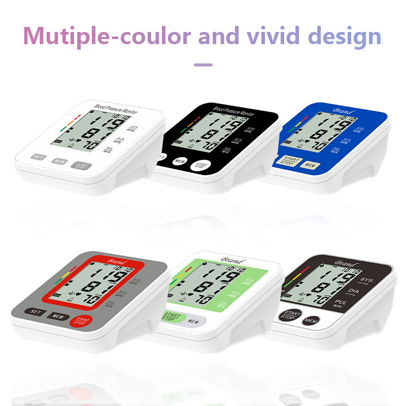 Home BP Meter Upper Arm Digital Blood Pressure Monitor 40 To 180times / Min
