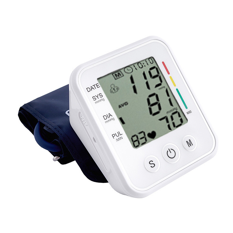 Smart LCD Digital Display Blood Pressure Monitor With Large Volume Voice Reporting